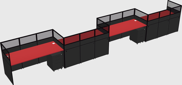 Cabines rectangulaires