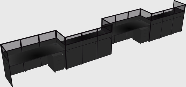 Rectangular cubicles