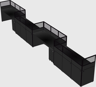 Rectangular cubicles