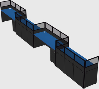 Rectangular cubicles