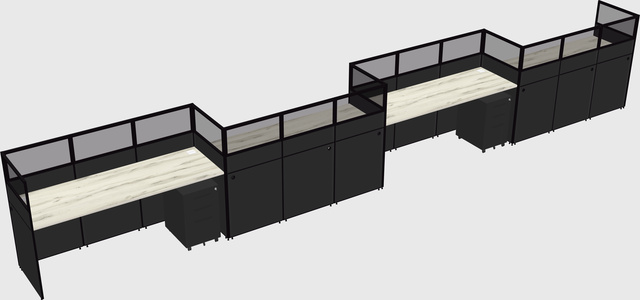 Cabines rectangulaires