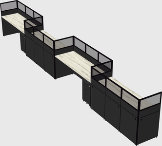 Cabines rectangulaires