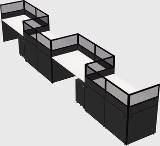 Rectangular cubicles