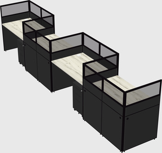Rectangular cubicles