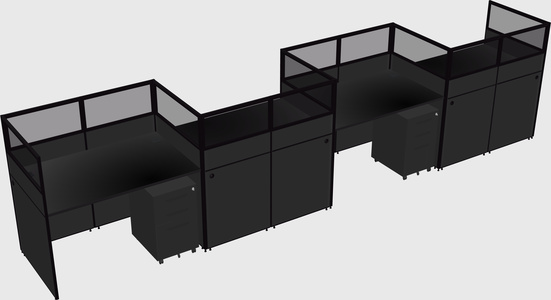 Cabines rectangulaires