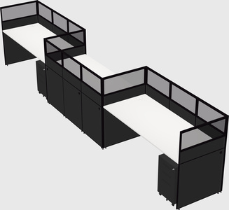 Rectangular cubicles