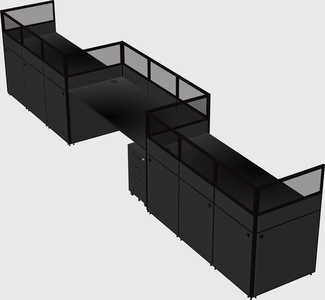 Rectangular cubicles