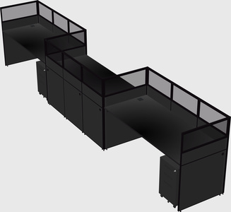 Rectangular cubicles