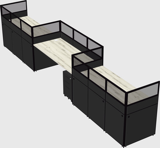 Rectangular cubicles