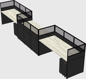 Rectangular cubicles