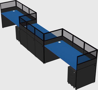 Rectangular cubicles