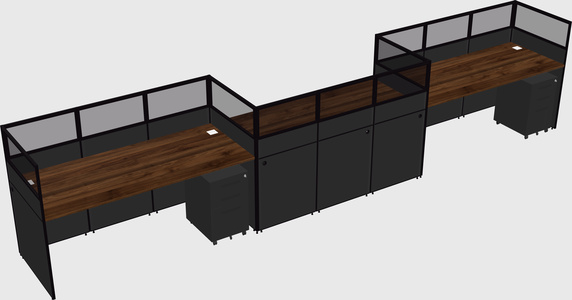 Rectangular cubicles