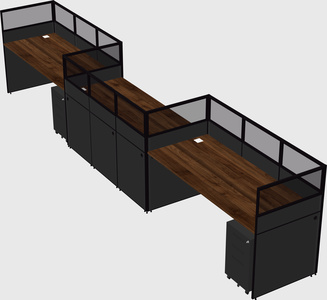 Rectangular cubicles