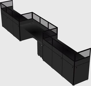 Rectangular cubicles