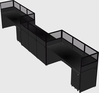 Rectangular cubicles