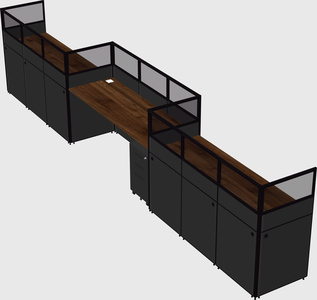 Rectangular cubicles