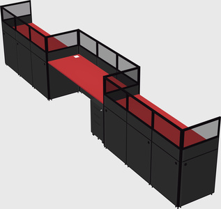 Rectangular cubicles