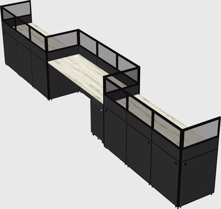 Rectangular cubicles