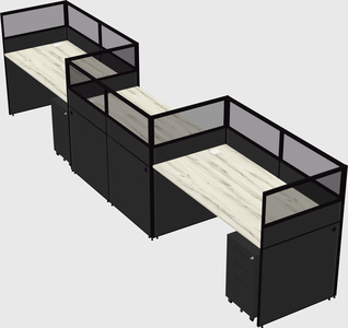 Rectangular cubicles
