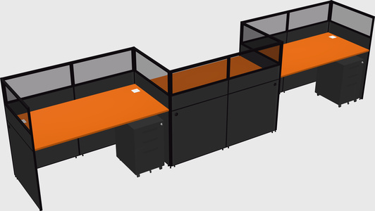 Rectangular cubicles