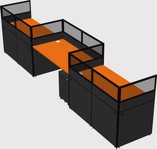 Rectangular cubicles