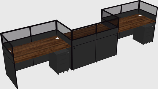 Rectangular cubicles