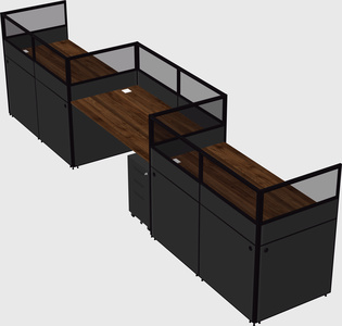 Rectangular cubicles
