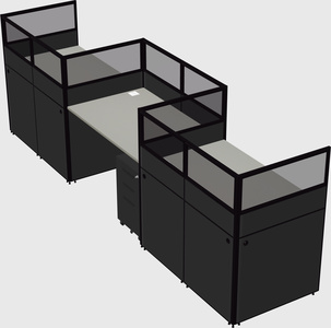 Rectangular cubicles