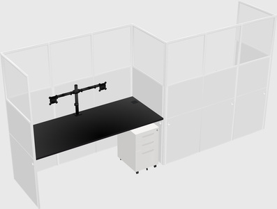 Rectangular cubicles
