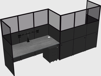 Rectangular cubicles