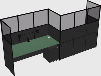 Rectangular cubicles