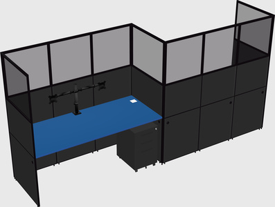 Rectangular cubicles
