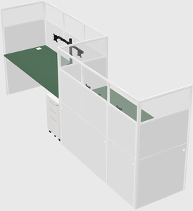 Rectangular cubicles
