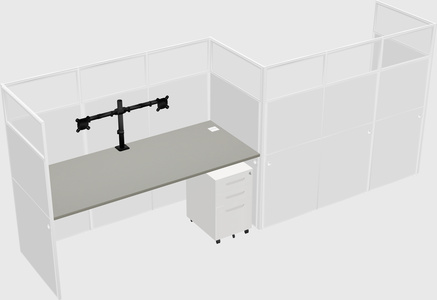 Rectangular cubicles