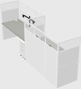 Rectangular cubicles