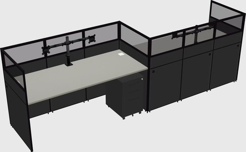Rectangular cubicles