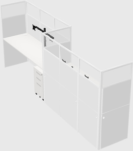 Rectangular cubicles