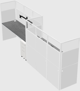 Rectangular cubicles