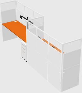 Rectangular cubicles