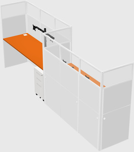 Rectangular cubicles