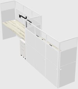 Rectangular cubicles
