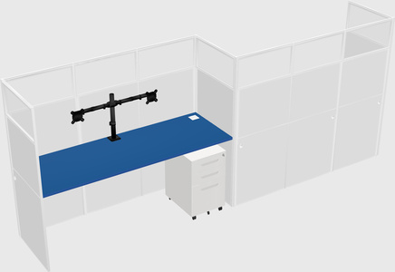 Rectangular cubicles