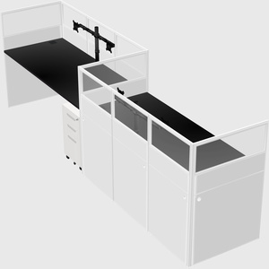 Rectangular cubicles