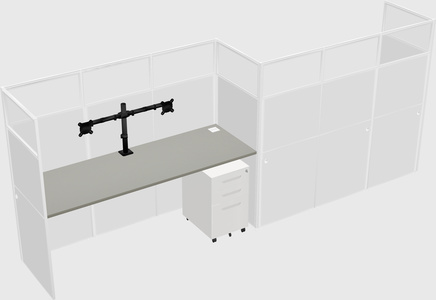 Rectangular cubicles