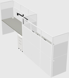 Rectangular cubicles