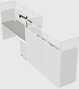 Rectangular cubicles