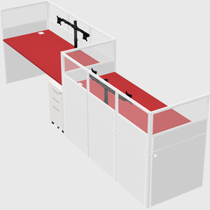 Rectangular cubicles
