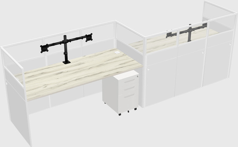 Rectangular cubicles
