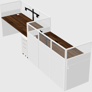 Rectangular cubicles
