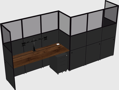 Rectangular cubicles